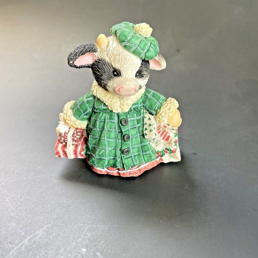 VTG Mary's Moo Moos Shop 'Til The Cows Come Home Figurine 1994‎ Enesco